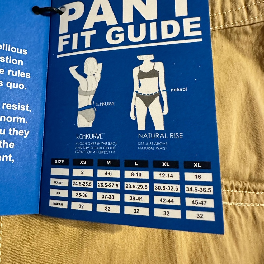Kuhl Kontra Roll Up Light-weight Hiking Pants -Size 12 - Picture 8 of 15